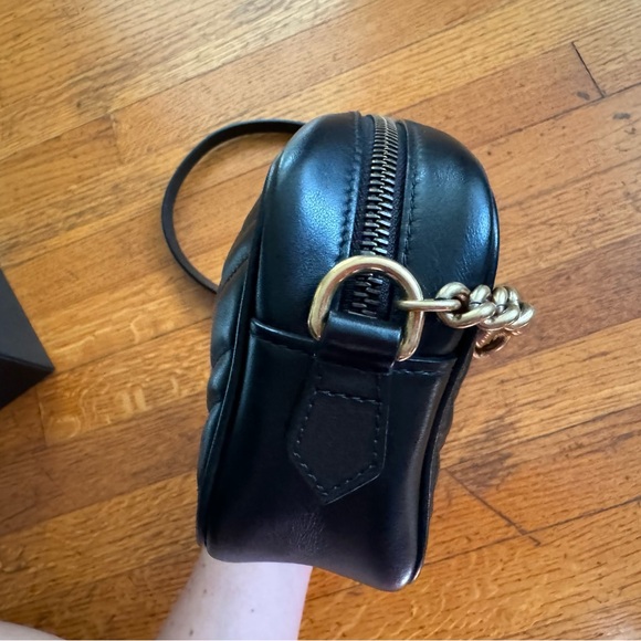 Gucci GG Marmont Mini Shoulder Bag in Black - Picture 10 of 15